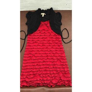 Girls Dress Speechless Size 10 Black and Red